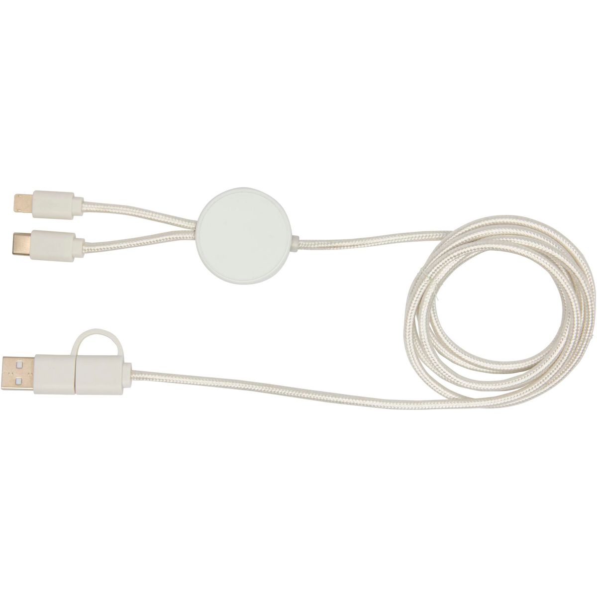 Cavi di ricarica rapida 5 in 1 da 150 cm, 27 W, in plastica riciclata