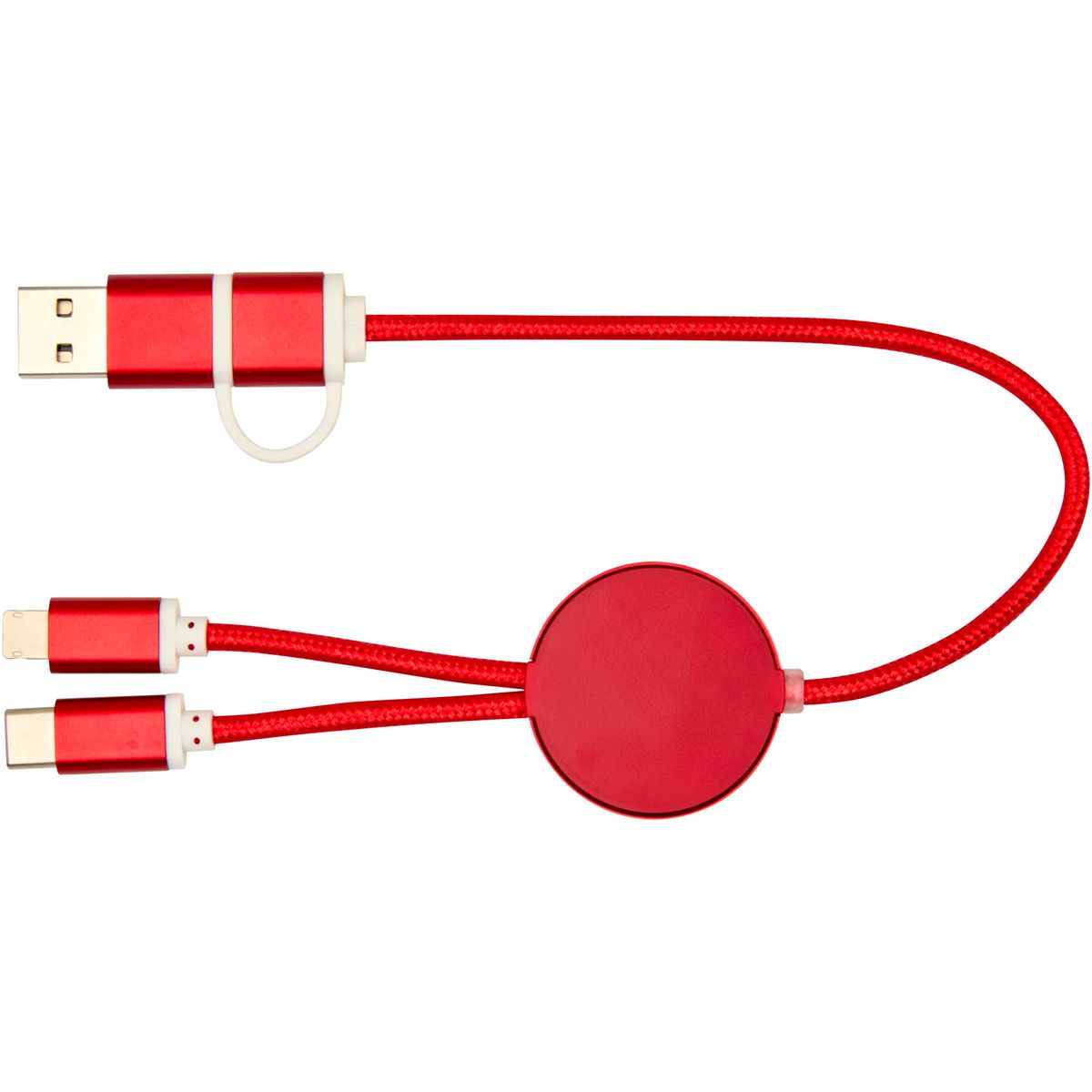 Cavi di ricarica rapida 5 in 1 da 30 cm, 27 W, in alluminio riciclato