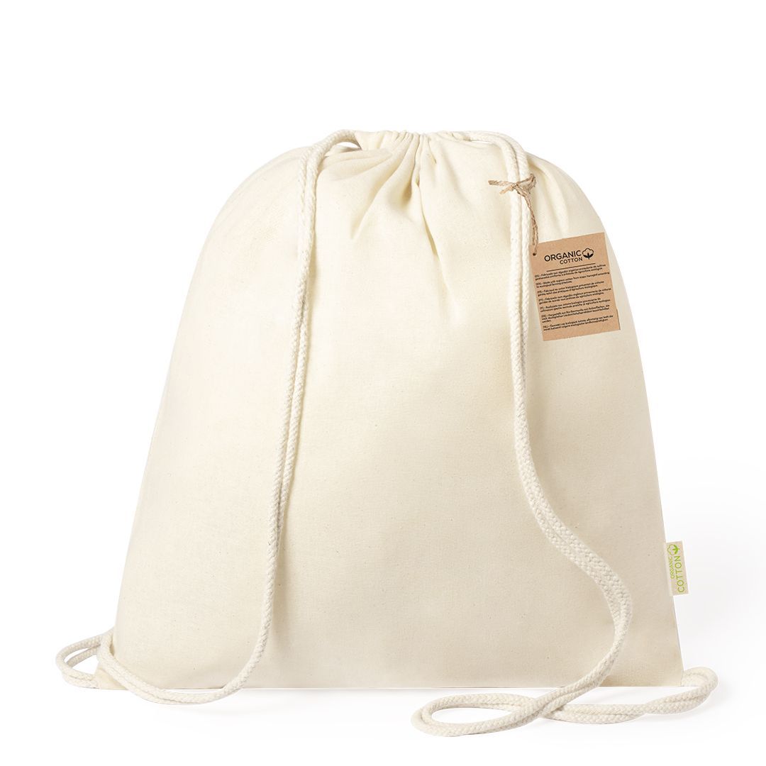50 pezzi Zaini in 100% Cotone Ecologico 37x41 cm