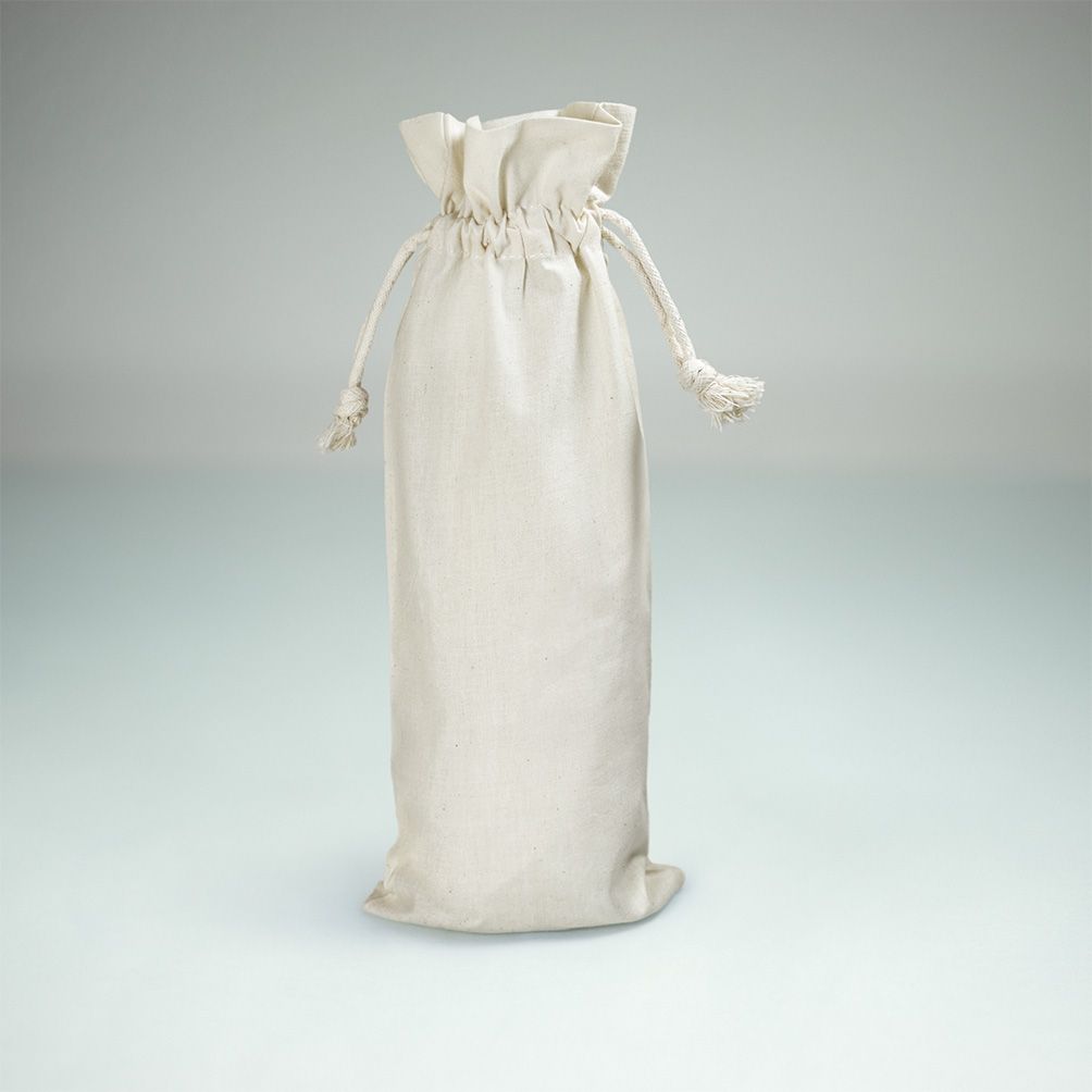 50 pezzi Borsa per Vino in Cotone Ecologico 15x38cm