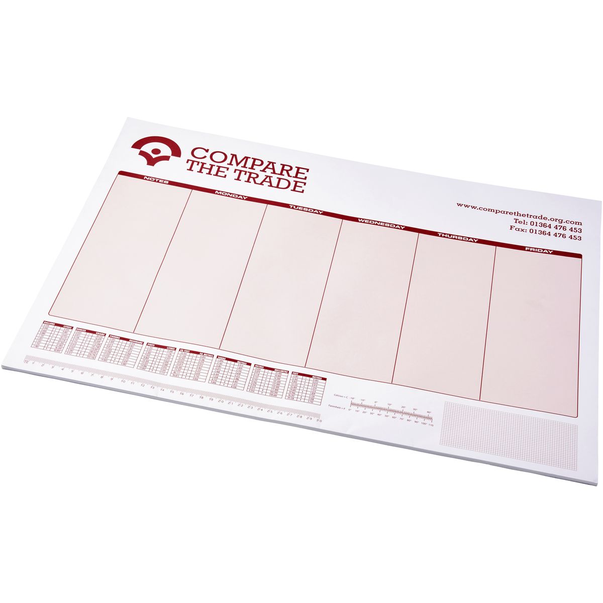 Sottomano da scrivania A3, 80 g/m²