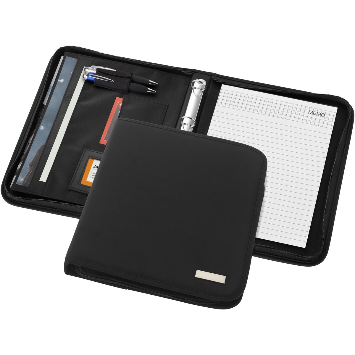 Portablocchi A4 in microfibra con zip