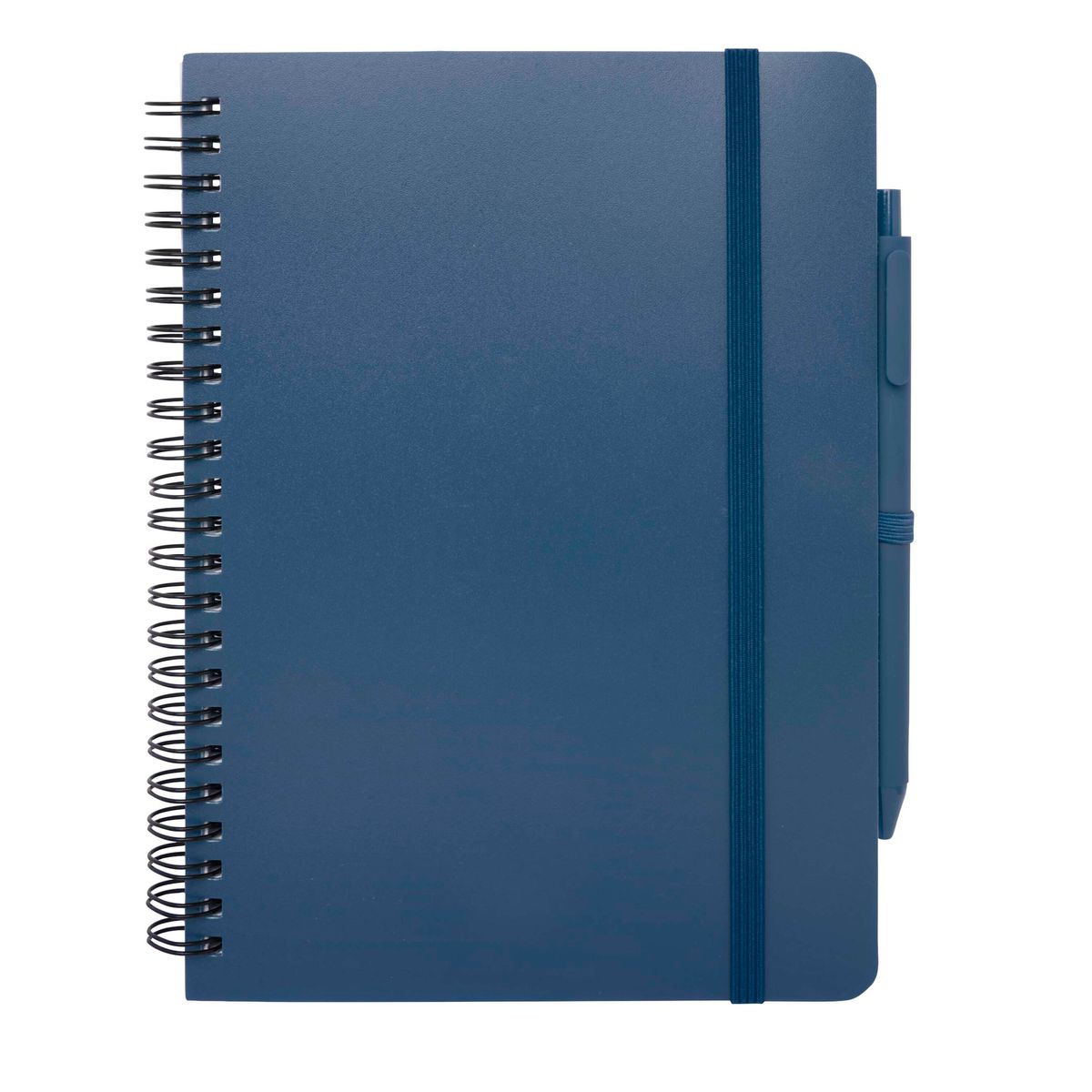 Taccuini A5 con copertina rigida in plastica ocean-bound e penna a sfera