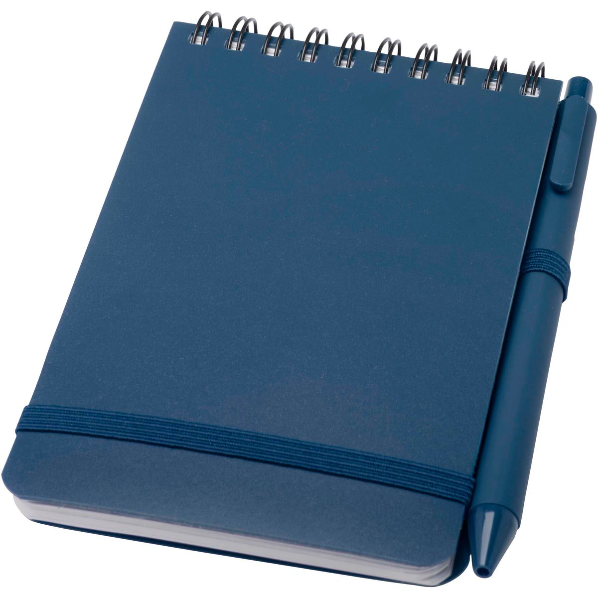 Taccuini A6 con copertina rigida in plastica ocean-bound e penna a sfera