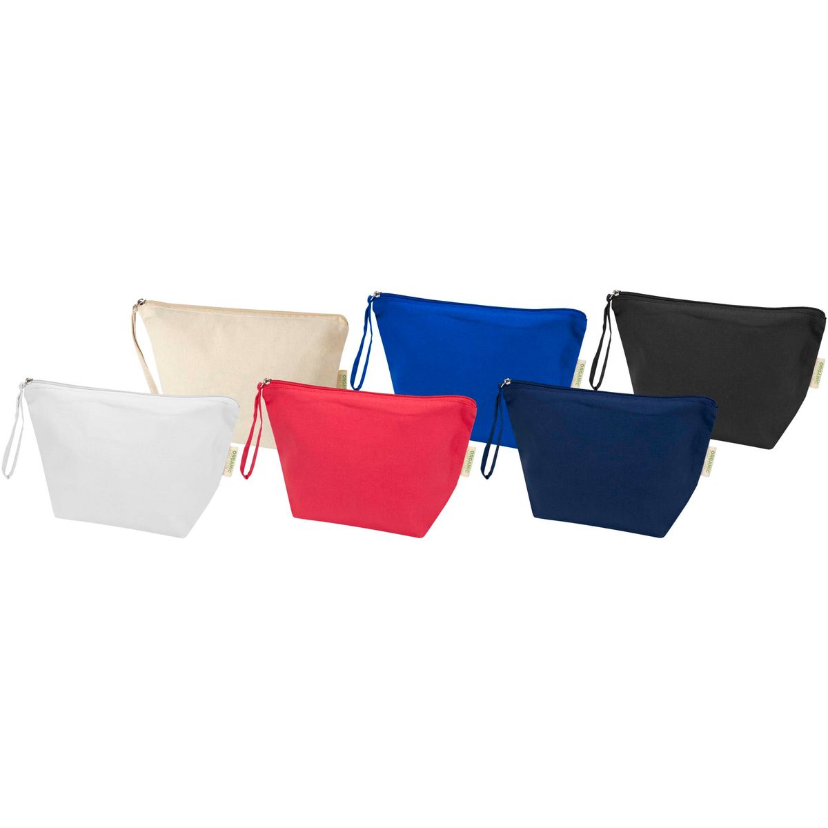 Borse porta accessori in cotone biologico, 180 g/m², 3 litri