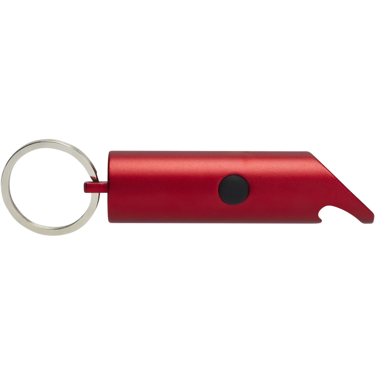 Portachiavi in alluminio con luce LED e apribottiglie