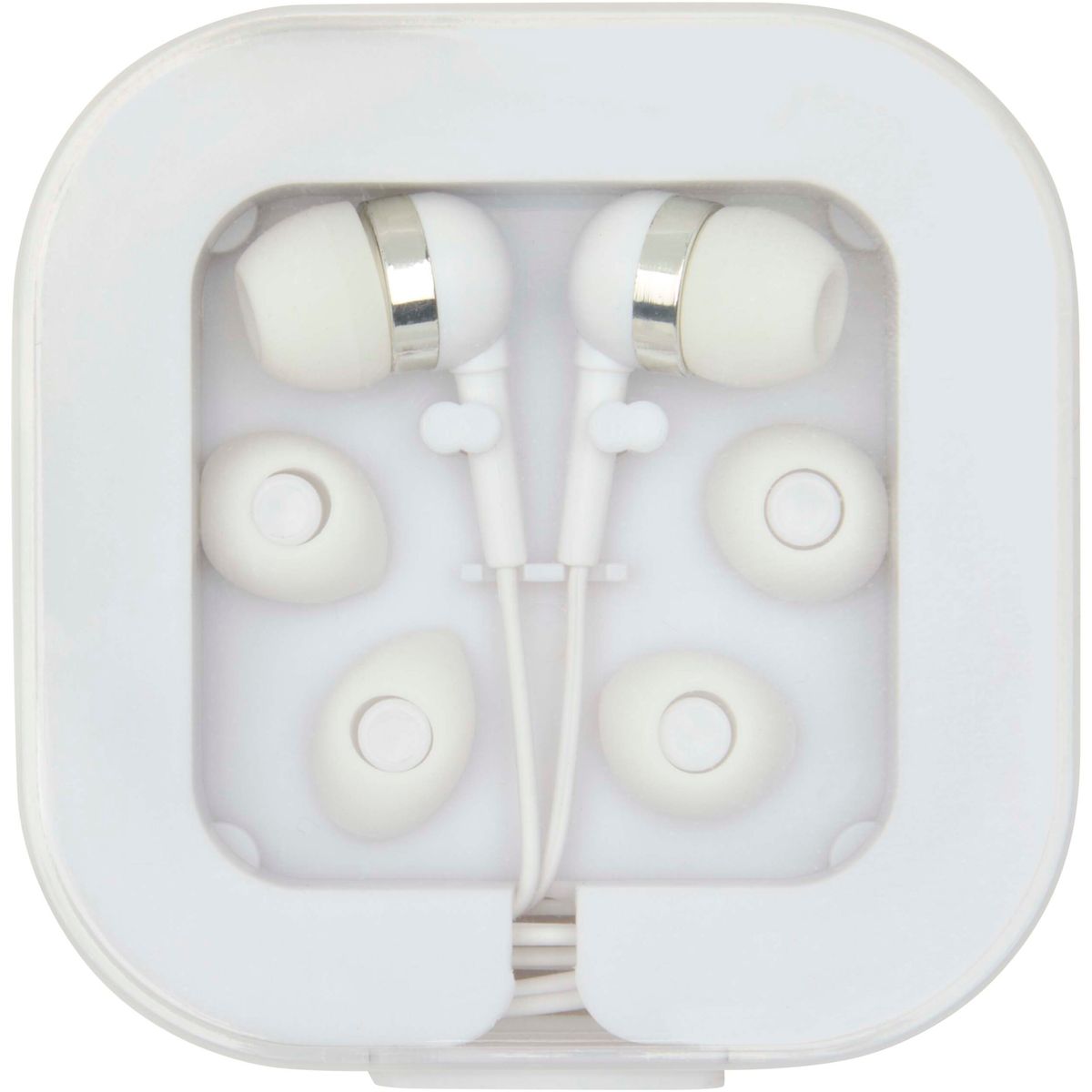 Headset USB-C con filo e custodia in plastica riciclata