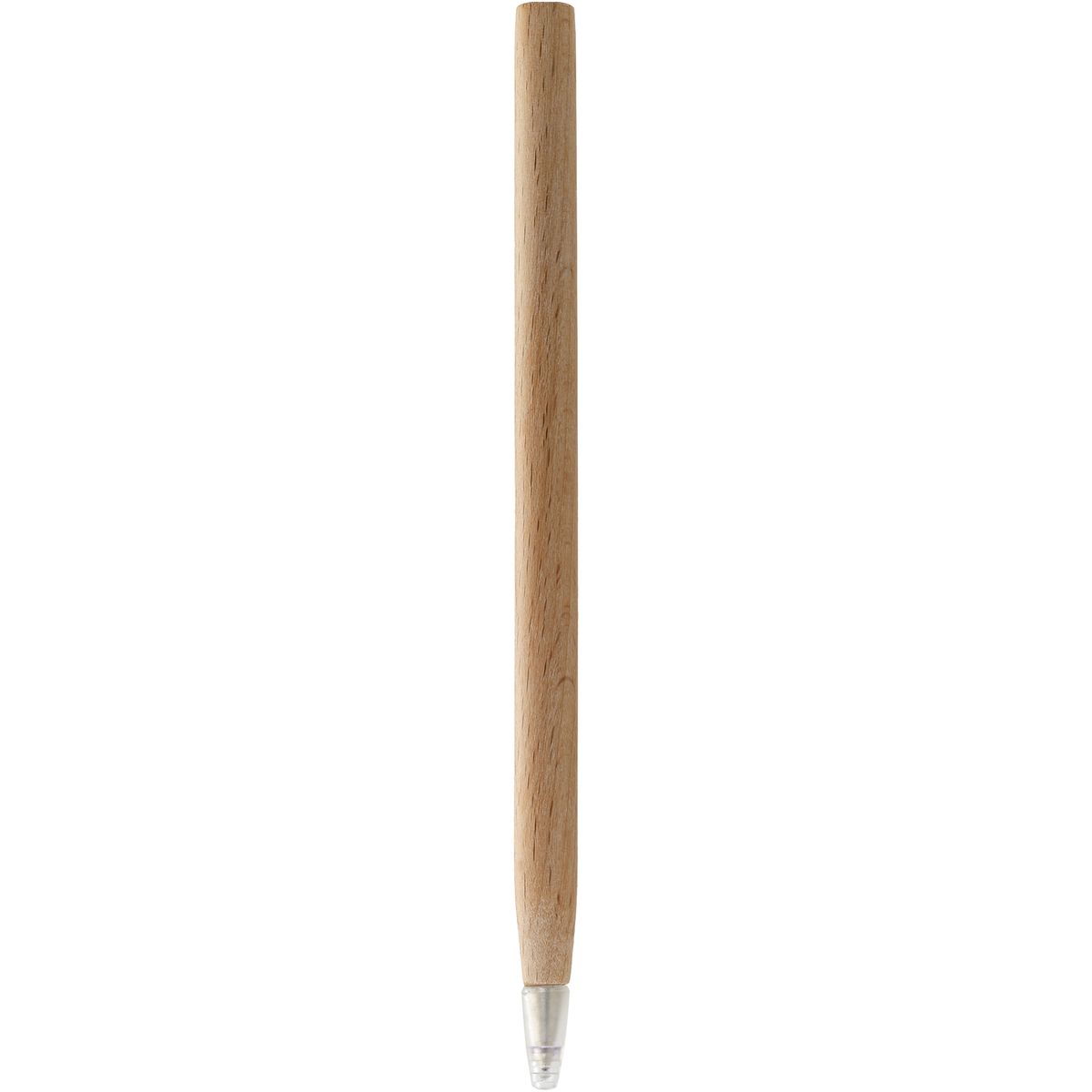 Penne a sfera in legno di faggio con cappuccio rimovibile, inchiostro nero