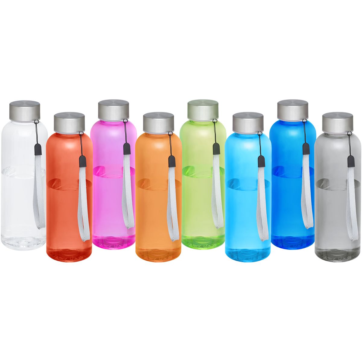 Borracce infrangibili in plastica da 500 ml con cinghia di trasporto
