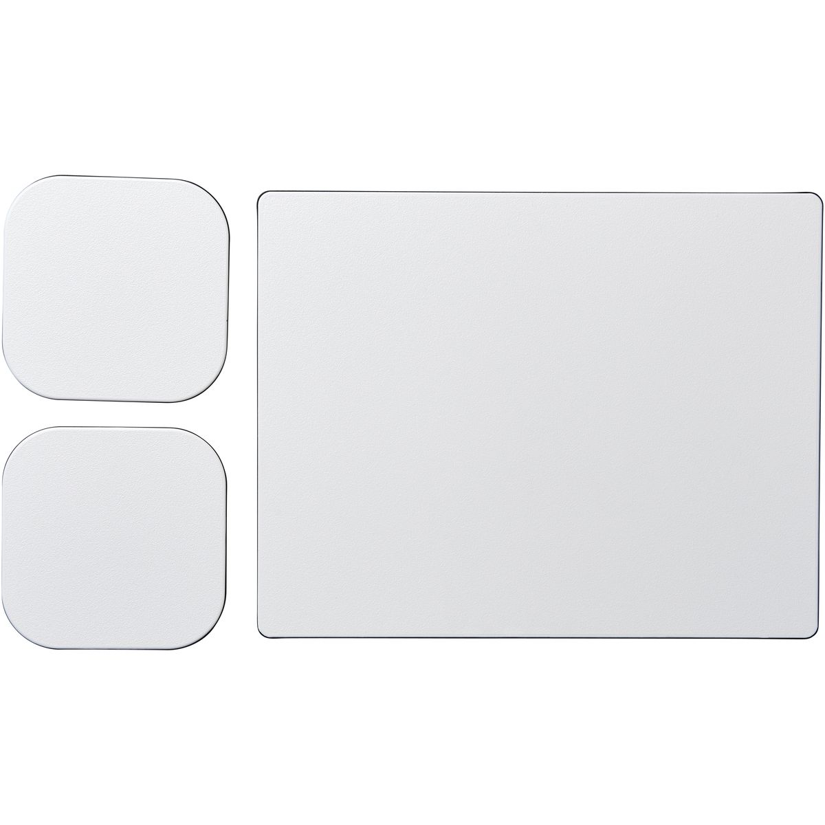Set combinati con tappetino per mouse e 2 sottobicchieri quadrati