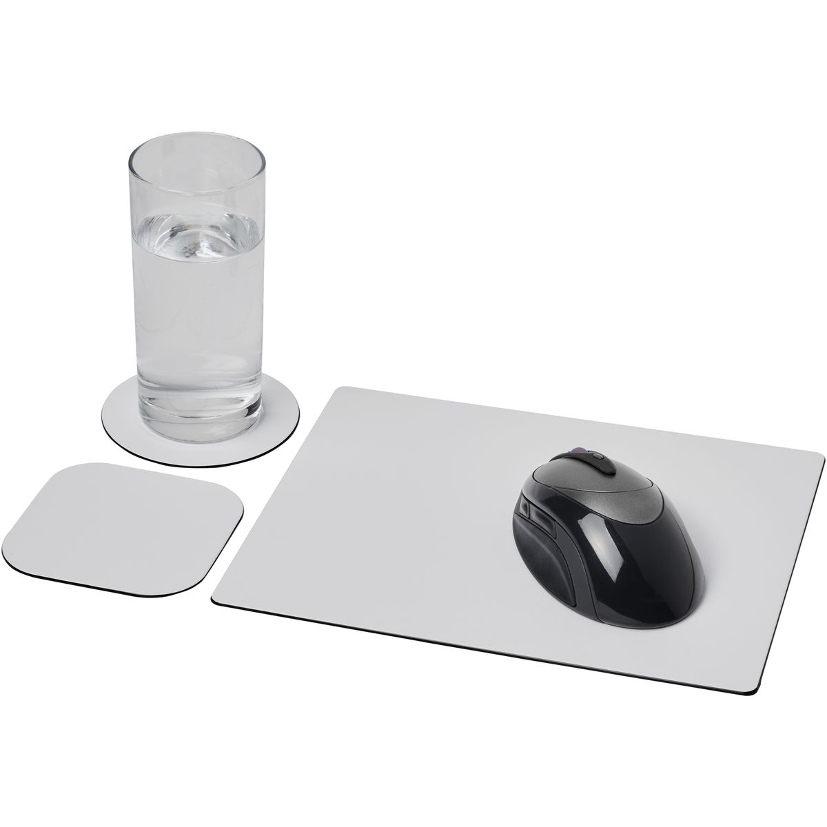 Set combinati con tappetino per mouse, sottobicchiere quadrato e rotondo