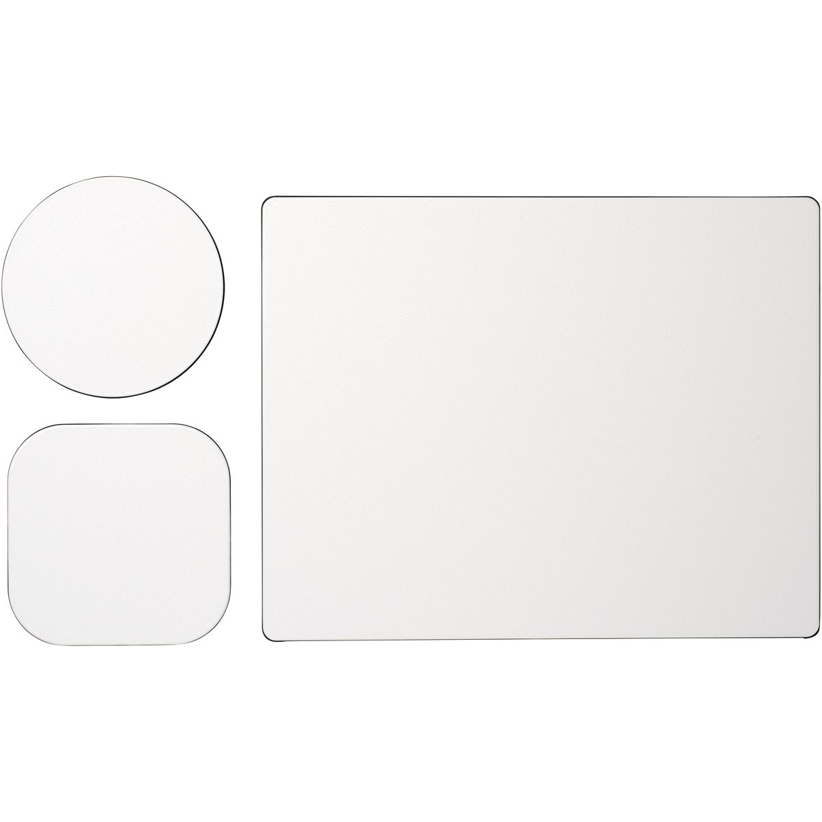 Set combinati con tappetino per mouse, sottobicchiere quadrato e rotondo