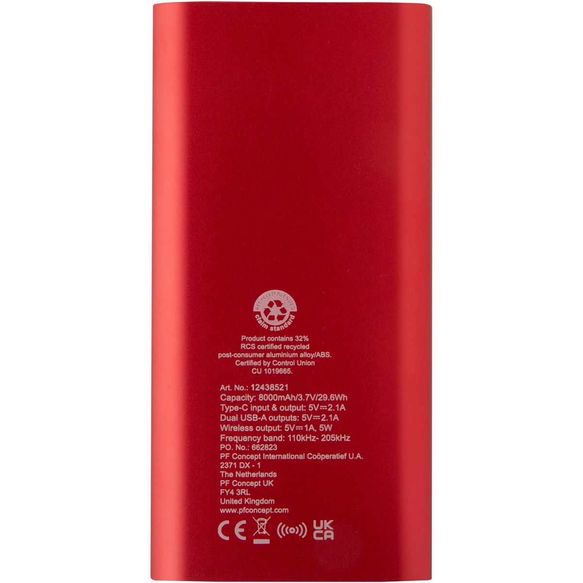 Power bank wireless da 8000 mAh