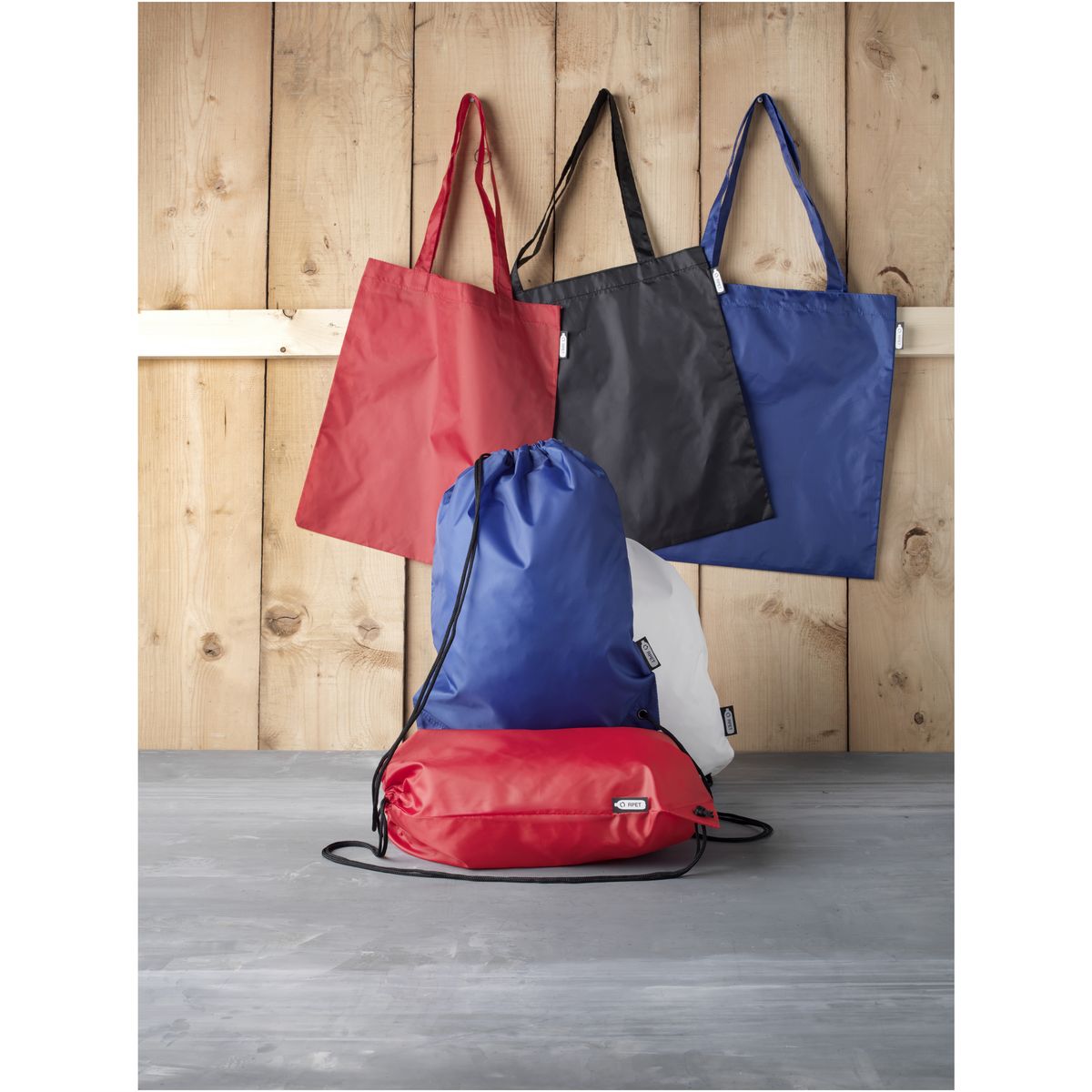 Shopper in poliestere riciclato, 7 litri