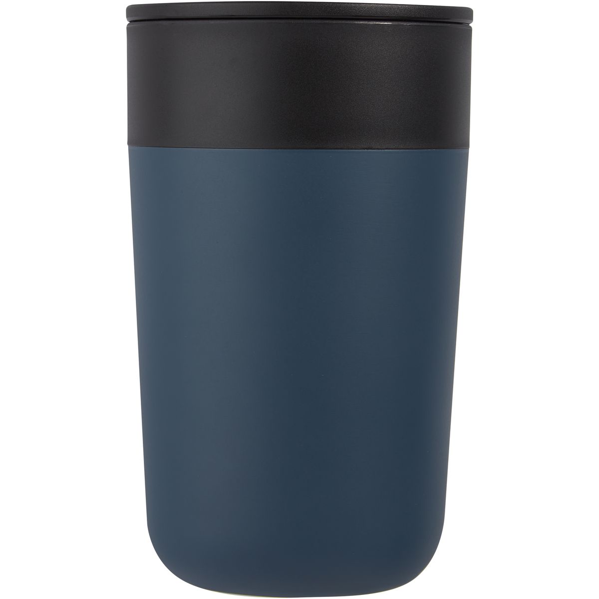 Tazze a doppia parete da 400 ml in acciaio inox e plastica riciclata