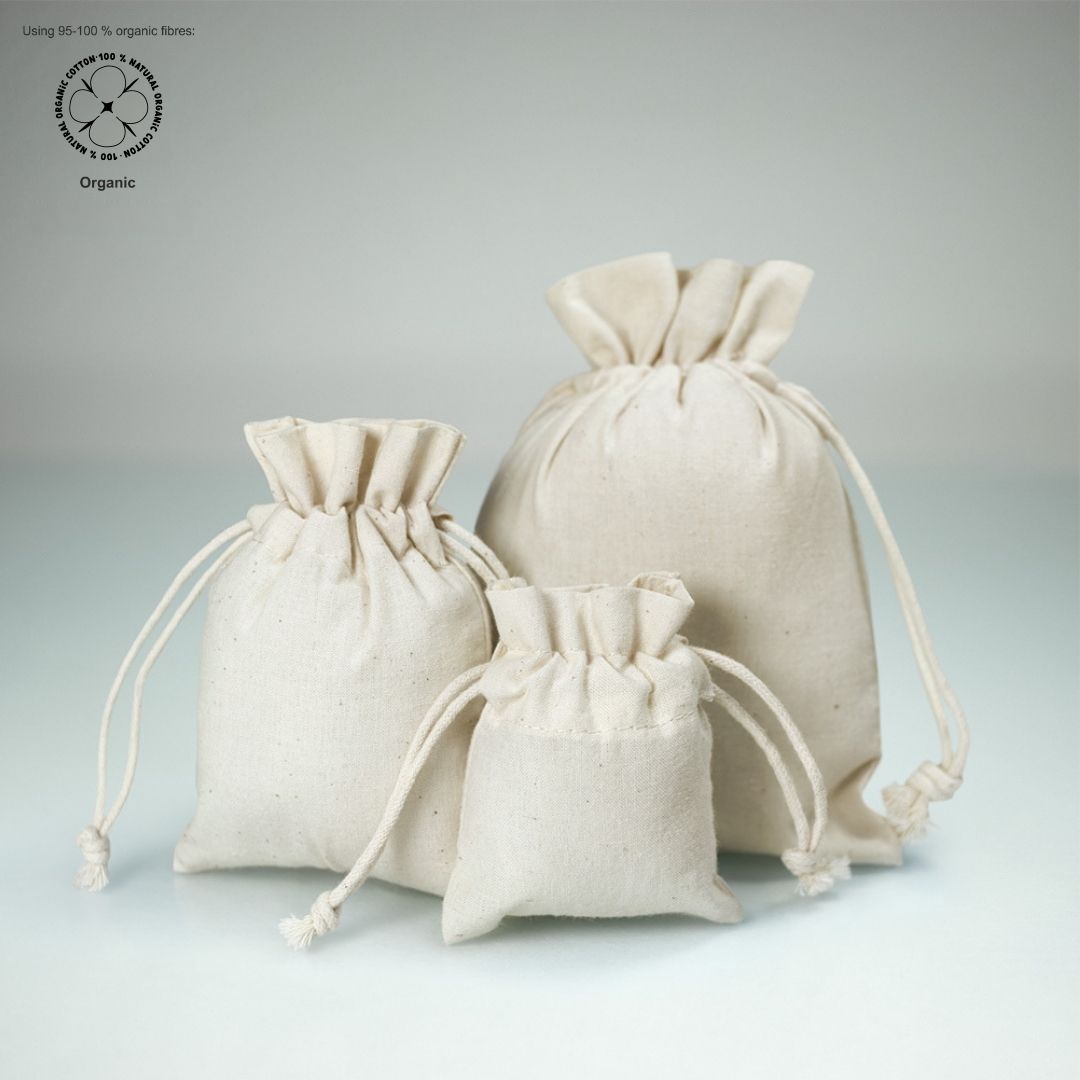 Sacchetti di Cotone Ecologici 116 gr / m2