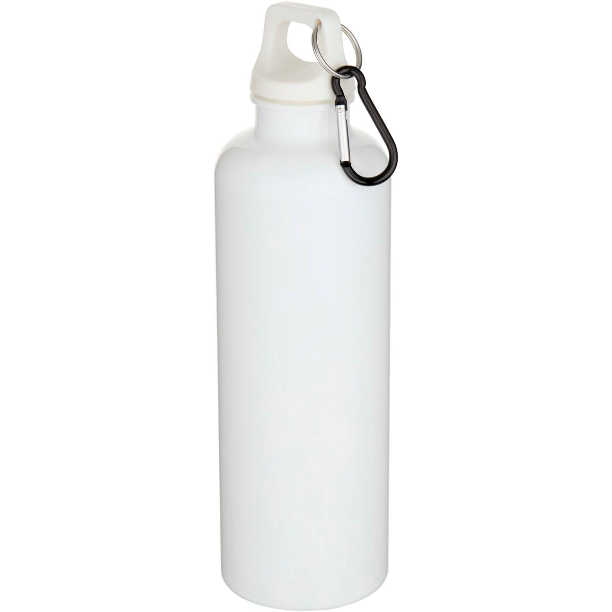Borracce in tinta unita in PET riciclato da 750 ml con moschettone