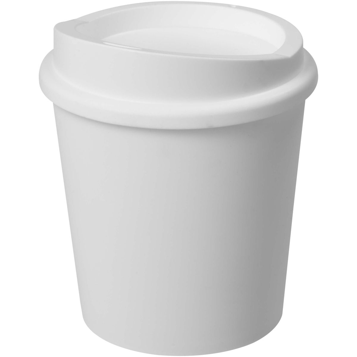 Tazze da viaggio a parete singola da 200 ml con coperchio a scatto