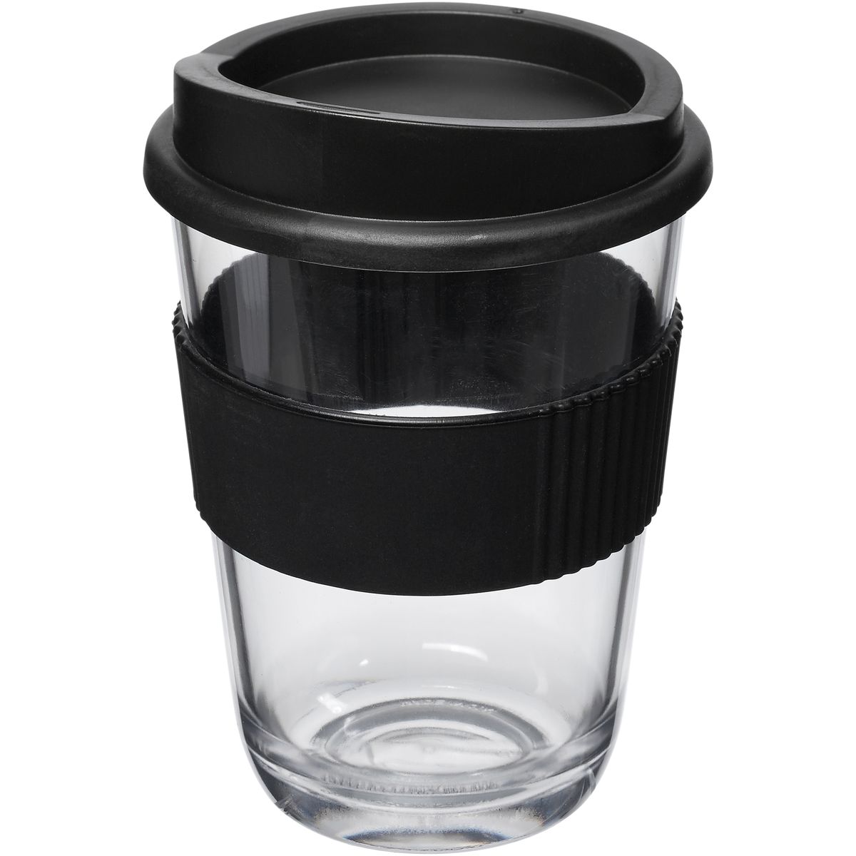 Tazze da viaggio a parete singola da 300 ml con impugnatura in silicone