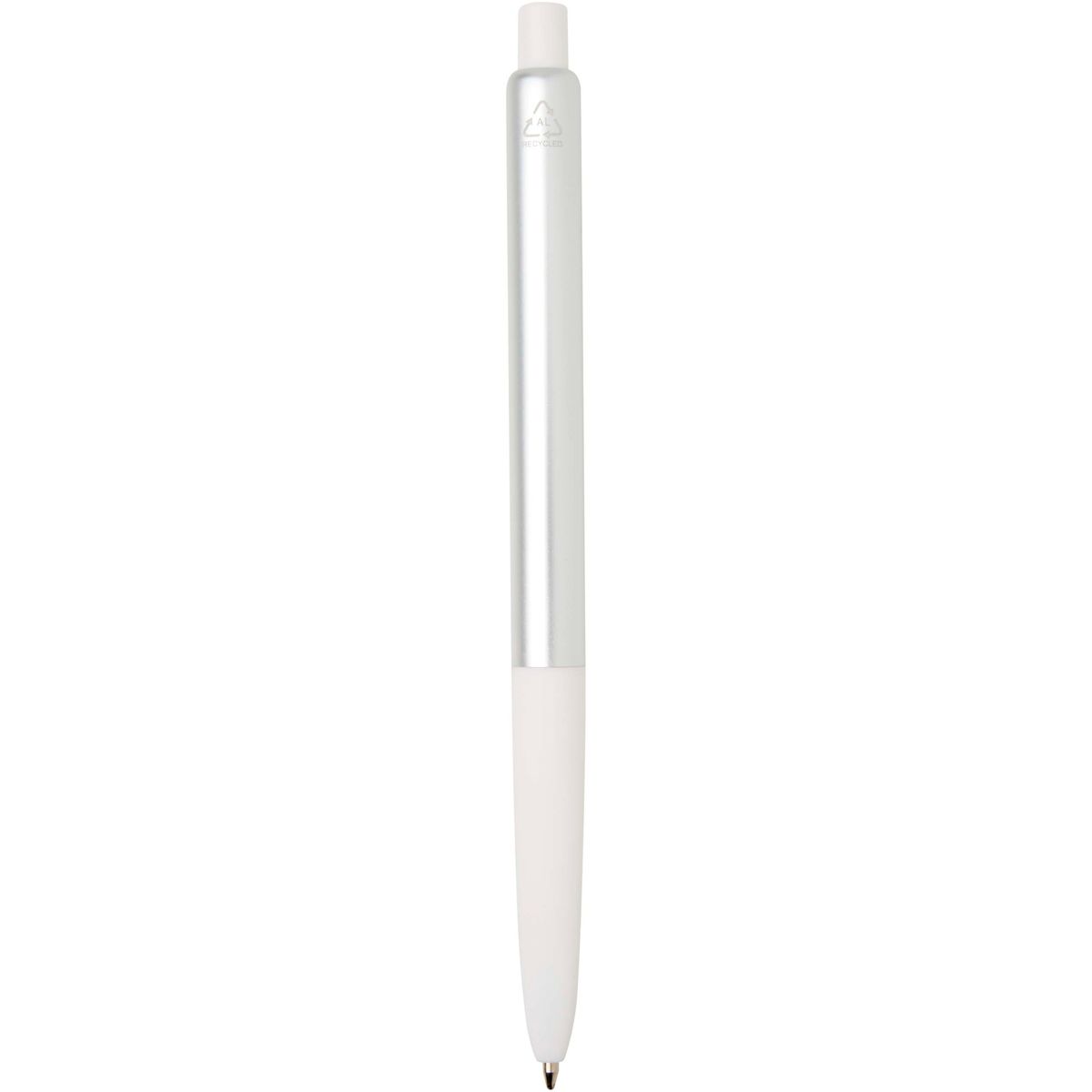 Penne a sfera anodizzate in alluminio riciclato, inchiostro blu