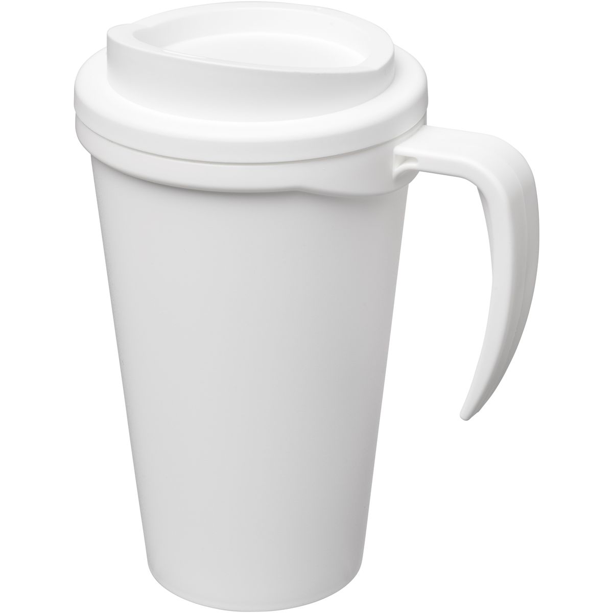 Tazze isolate in plastica da 350 ml con coperchio a vite