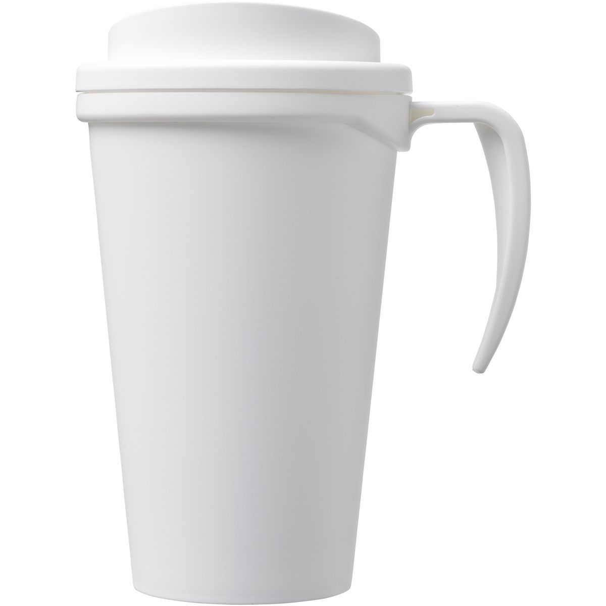 Tazze isolate in plastica da 350 ml con coperchio a vite