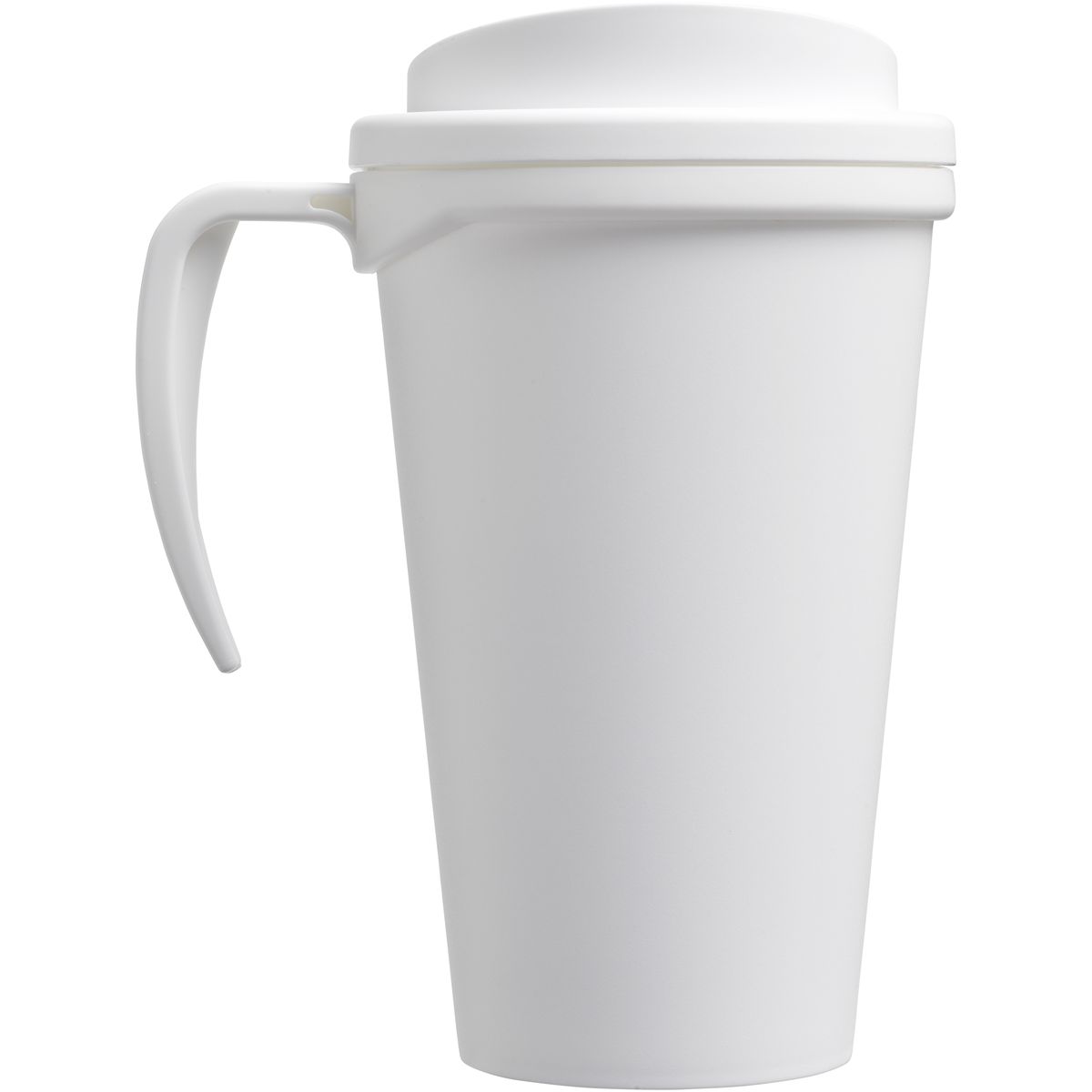 Tazze isolate in plastica da 350 ml con coperchio a vite