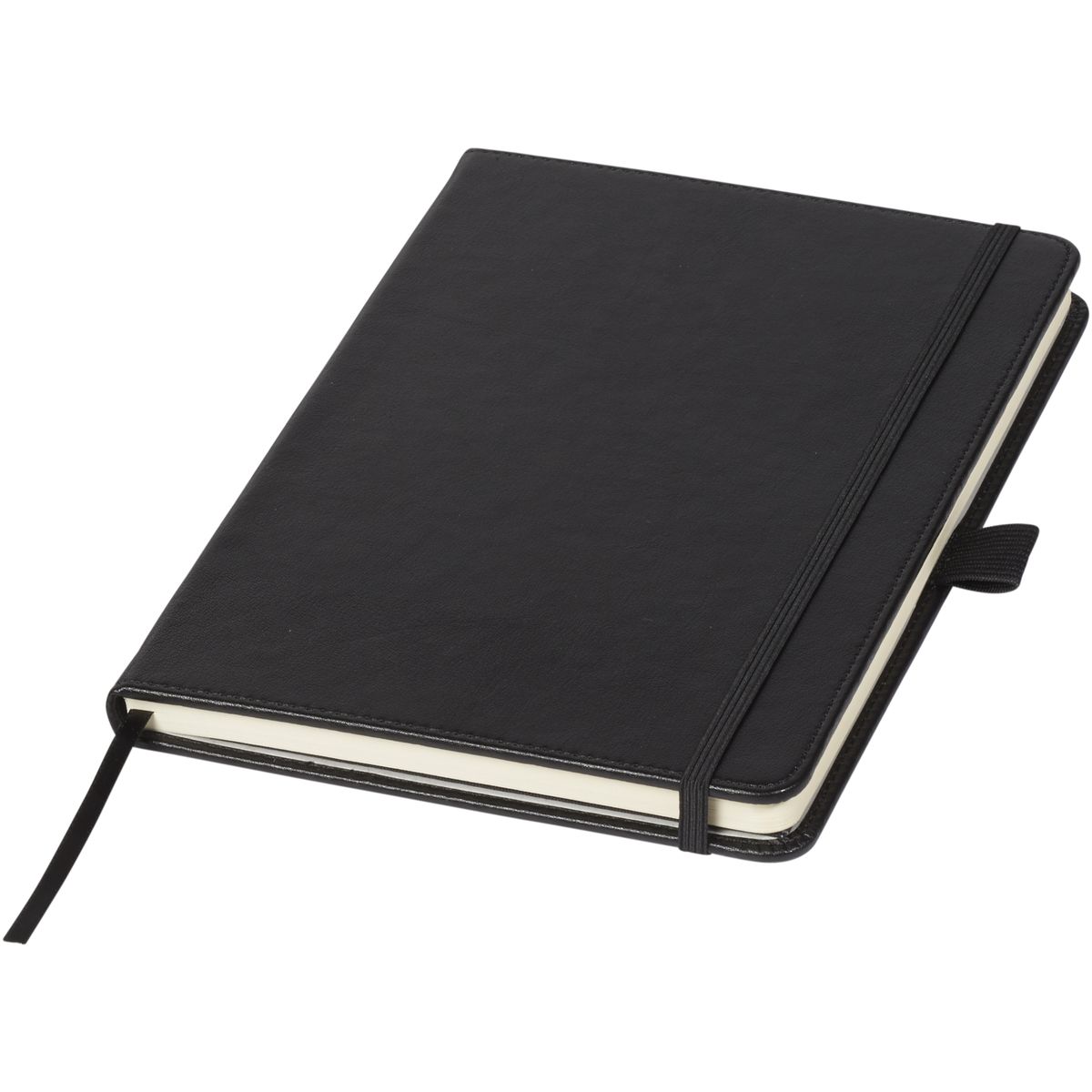 Taccuini a righe in similpelle con passante per penna, 14 x 21 cm