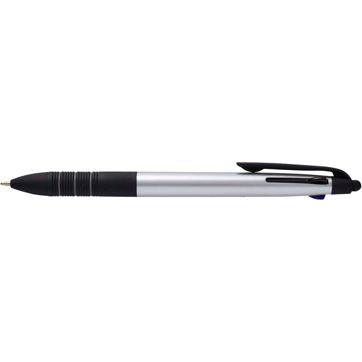 Penne a sfera 3 in 1 riciclate con stylus, inchiostro nero, blu e rosso