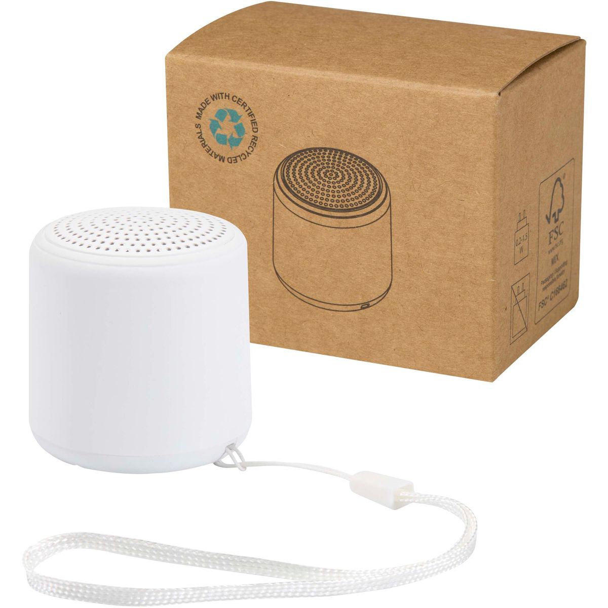 Casse bluetooth riciclate da 3 W con cinturino da polso