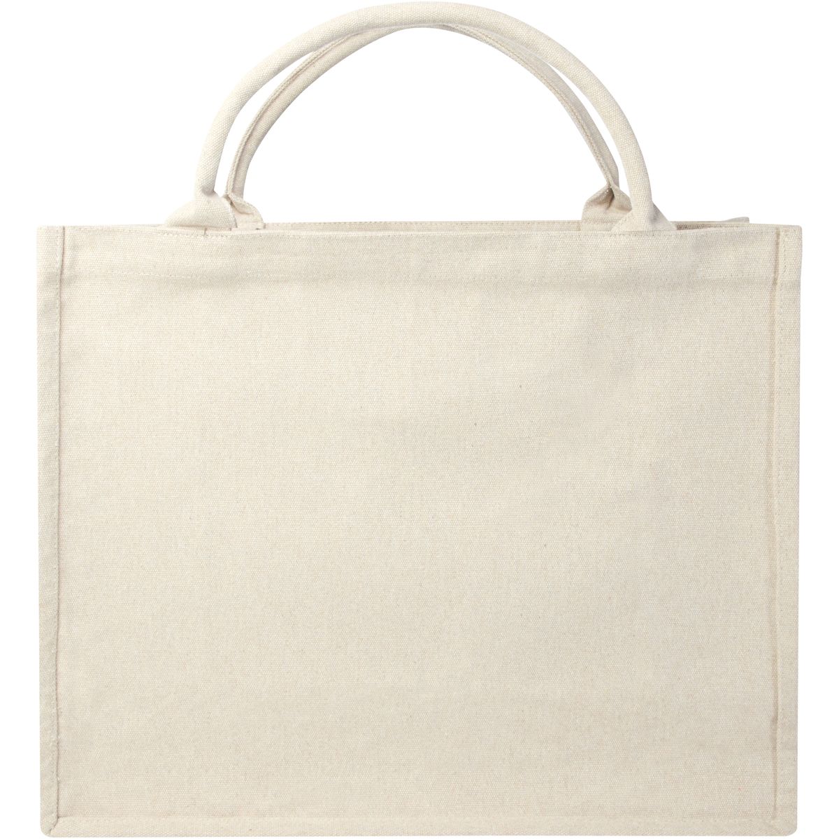 Shopper riciclate con manici corti, 500 g/m²