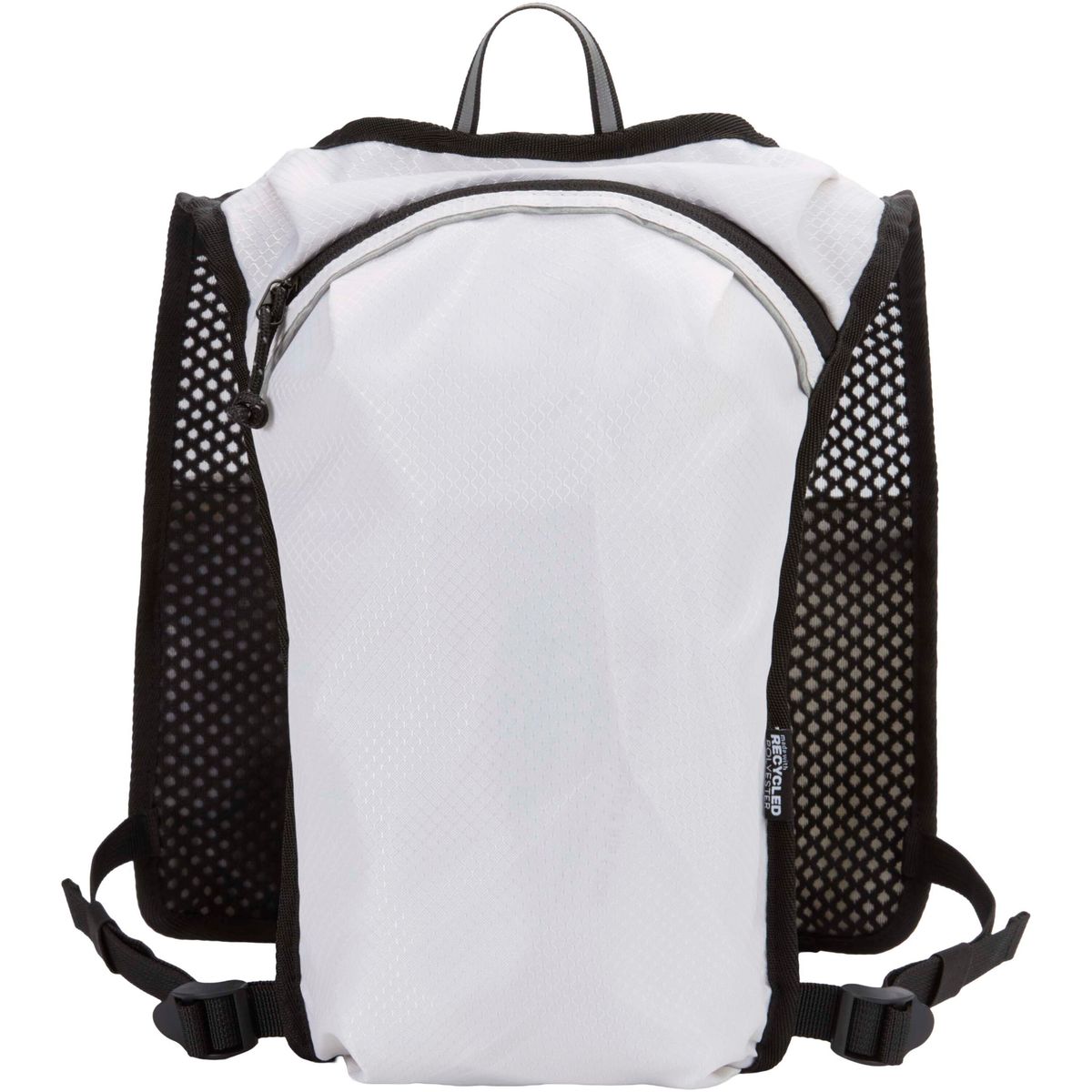 Gilet da corsa riciclati con tasca per sacca idrica, 5 litri
