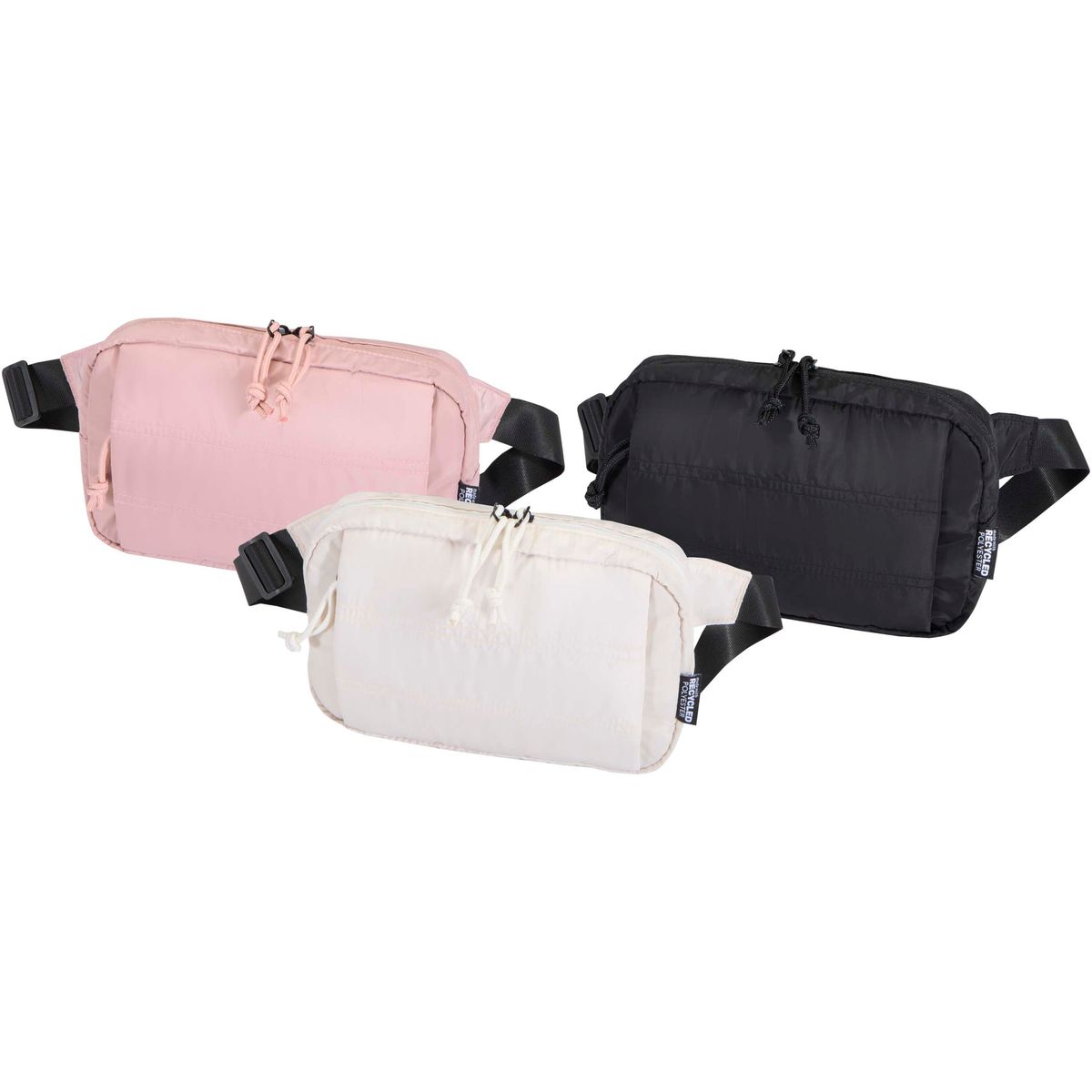Marsupi riciclati in stile puffer, 1,5 litri
