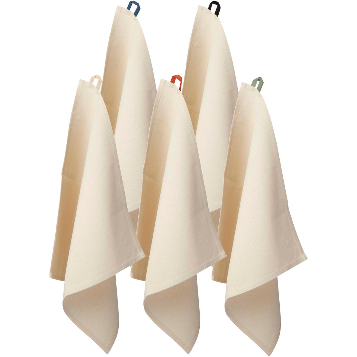 Strofinacci in cotone riciclato 50 x 50 cm, 210 g/m²