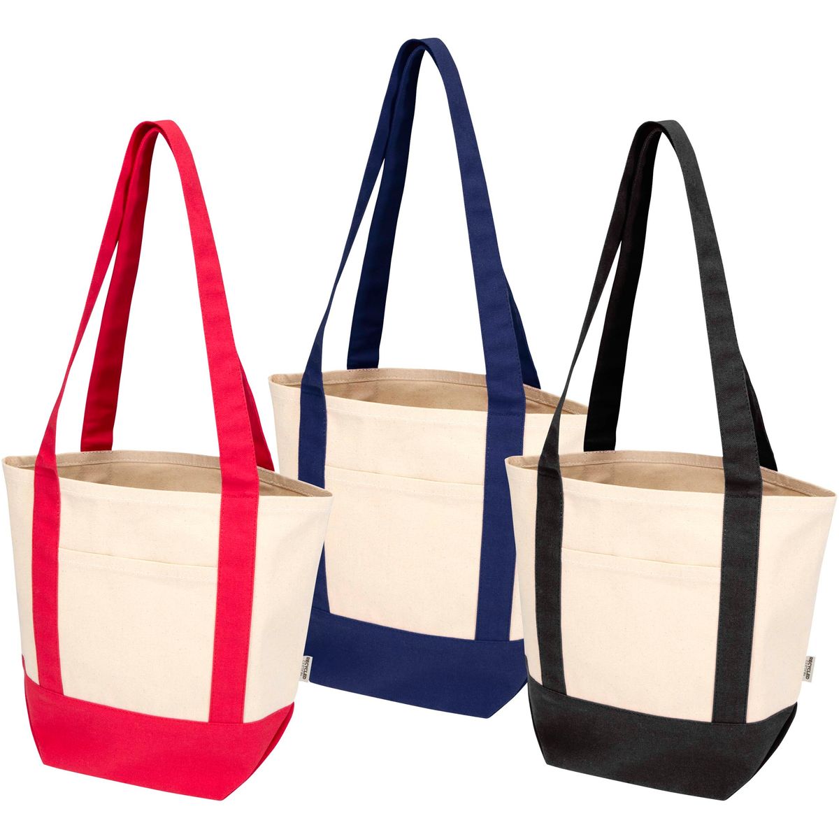 Mini shopper in cotone riciclato 320 g/m²