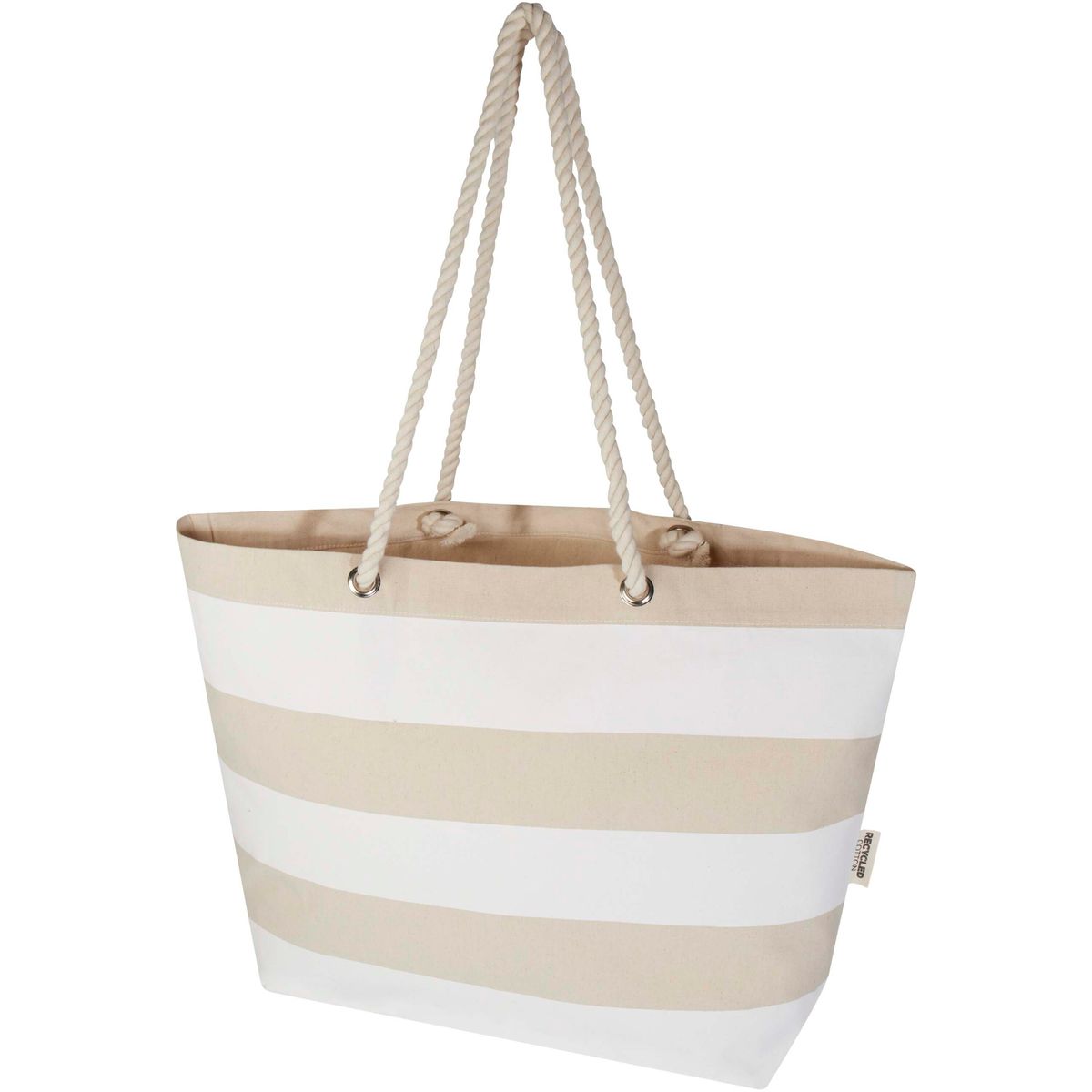 Borse da spiaggia in cotone riciclato 270 g/m², 18 litri