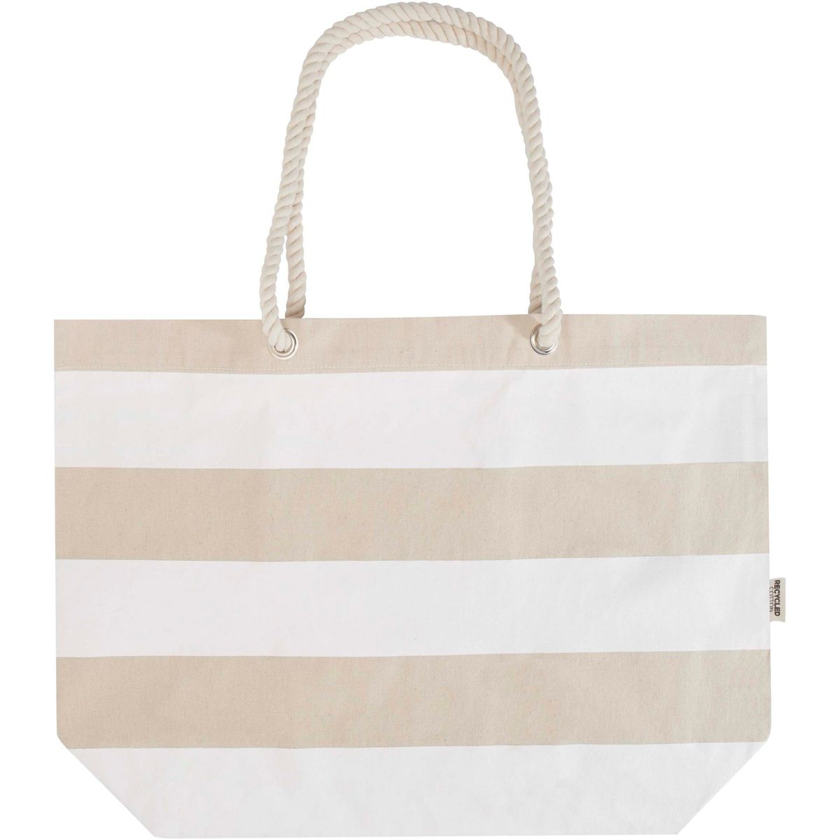 Borse da spiaggia in cotone riciclato 270 g/m², 18 litri