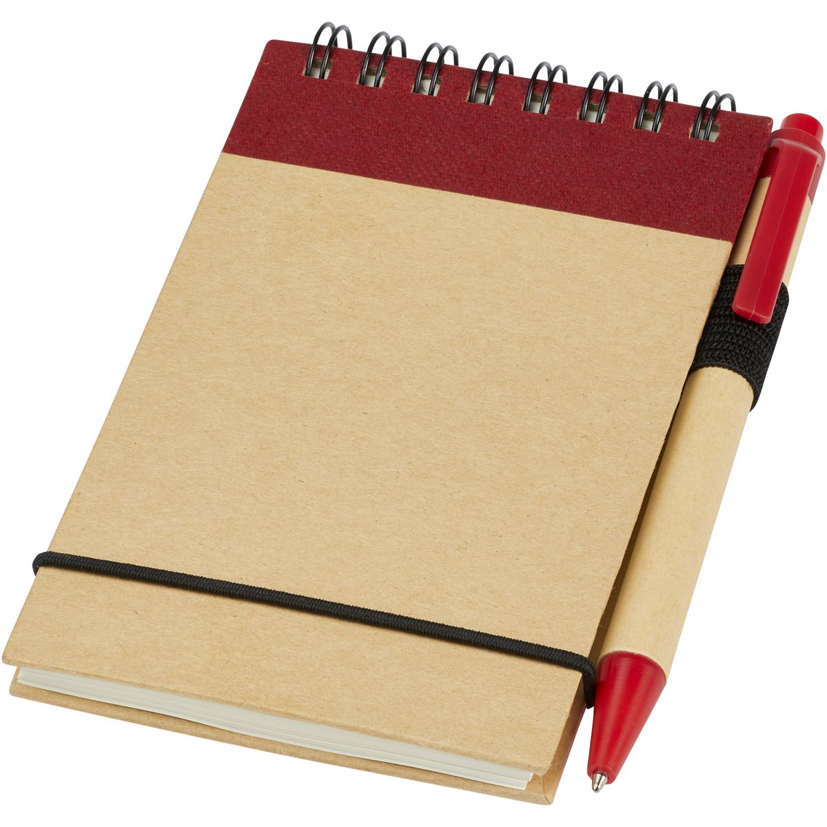 Block notes riciclati con copertina rigida e penna, 60 fogli