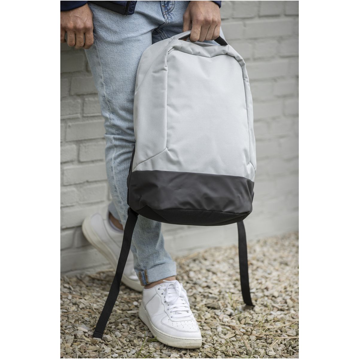 Zaini porta PC riciclati da 15 pollici con porta USB, 18 litri