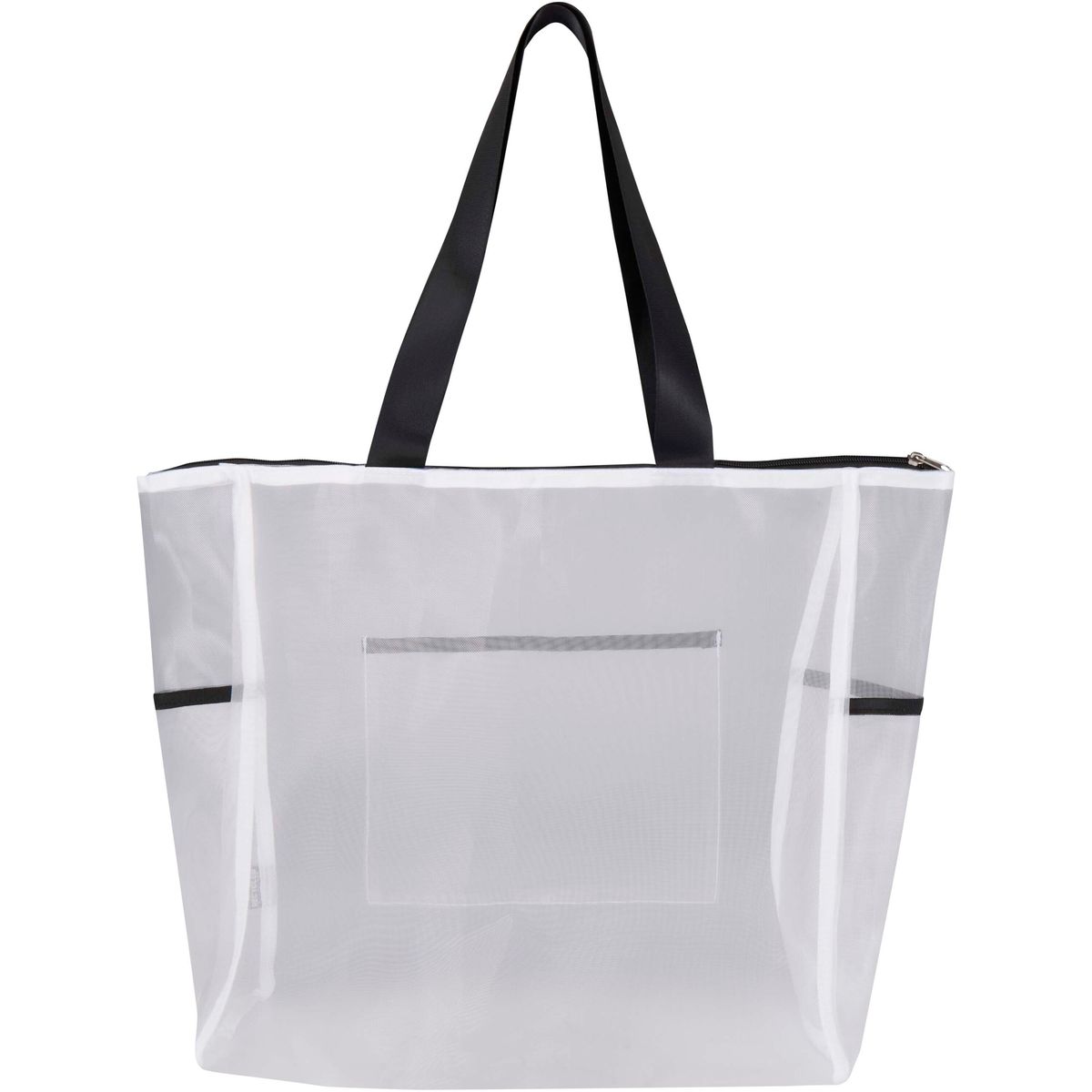 Shopper in rete riciclata con cerniera, 23 litri
