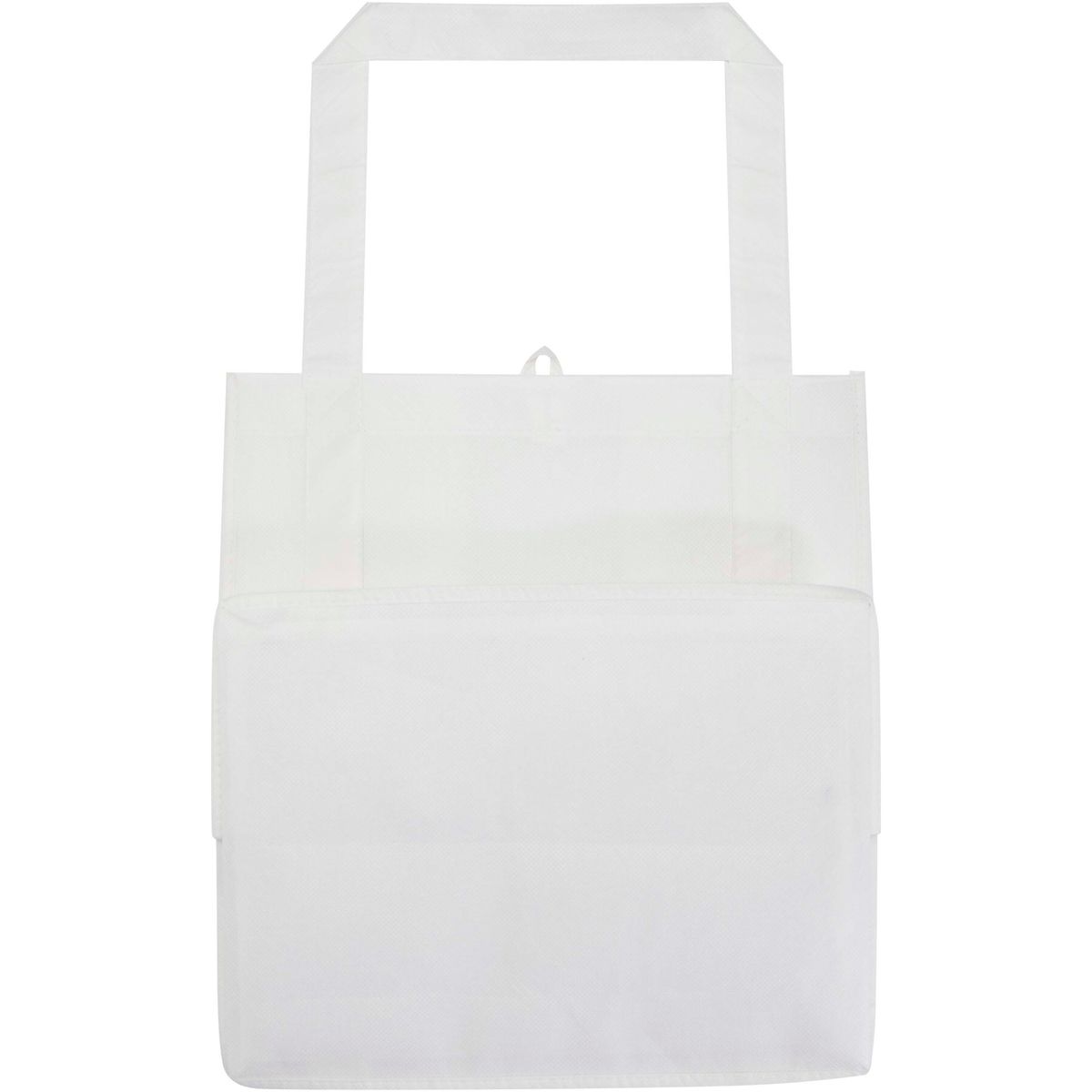 Shopper in tessuto non tessuto riciclato con fondo rigido, 29 litri