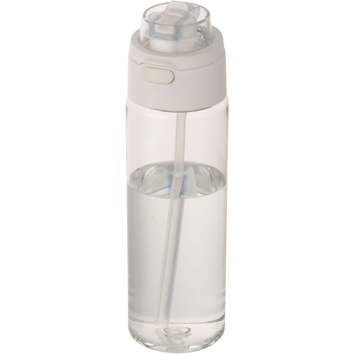 Borracce in PET riciclato da 700 ml con cannuccia ribaltabile