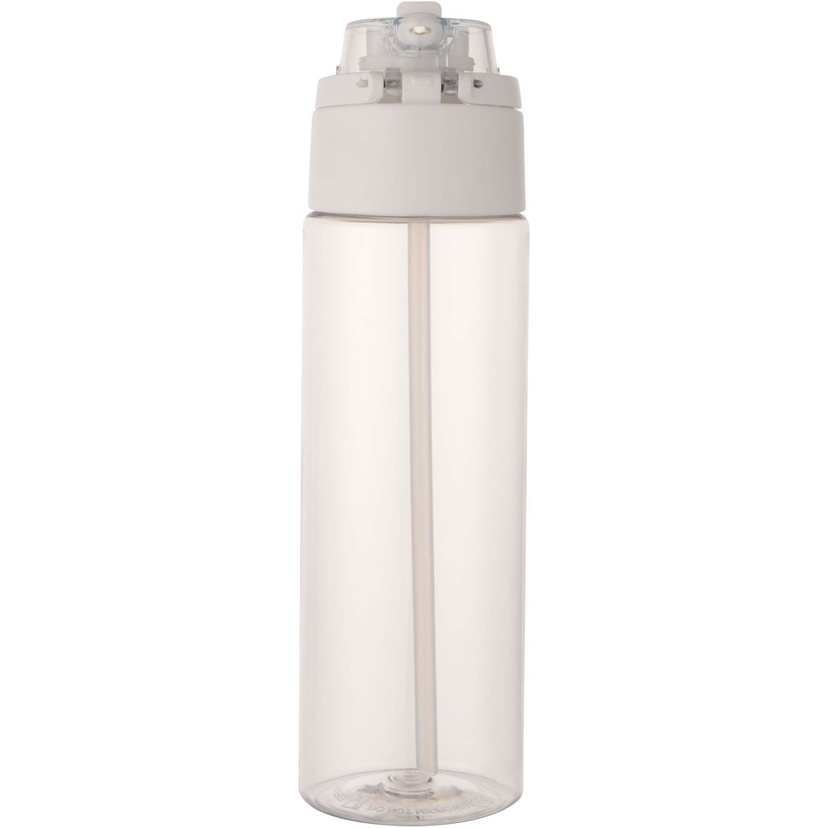 Borracce in PET riciclato da 700 ml con cannuccia ribaltabile