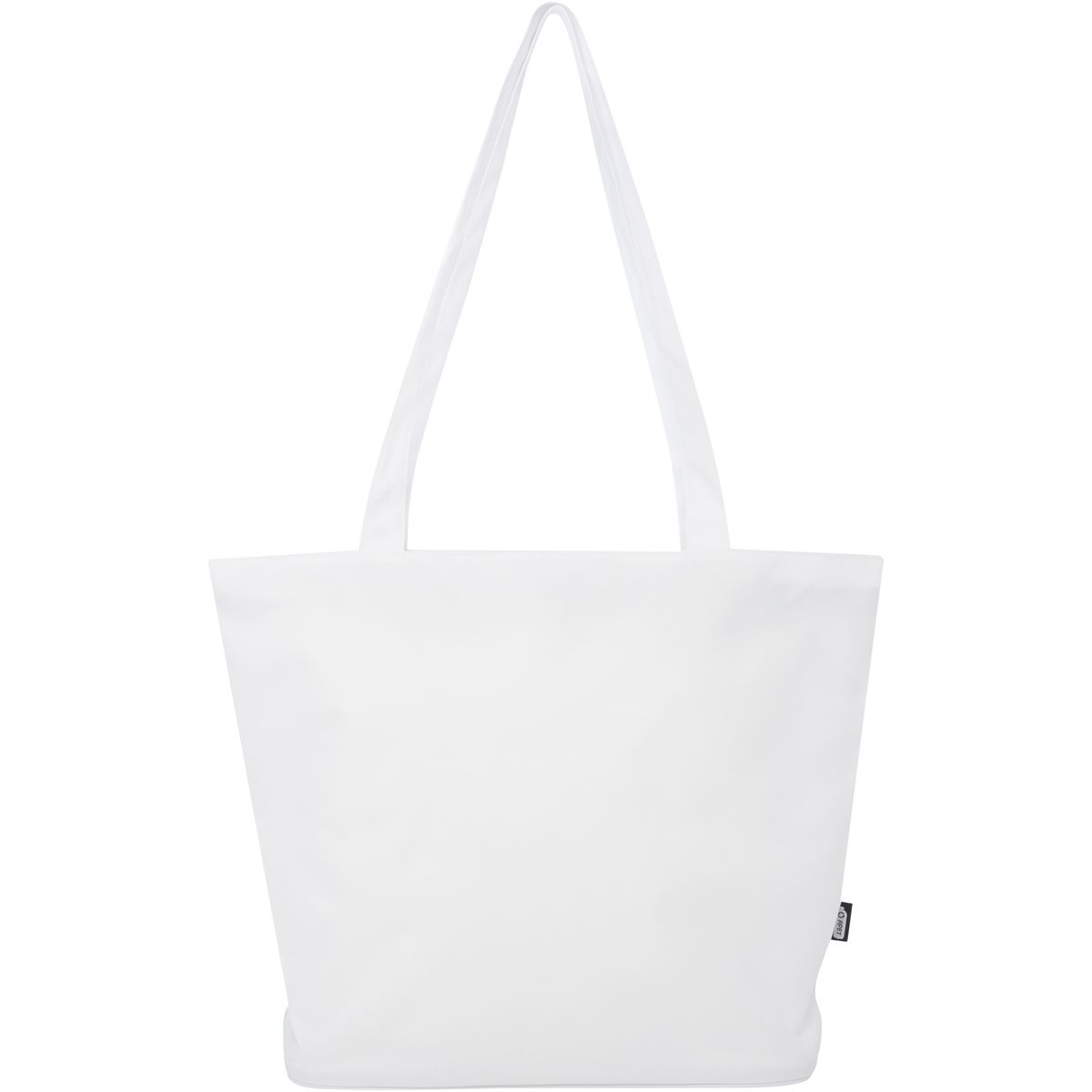 Shopper in poliestere riciclato con cerniera, 20 litri