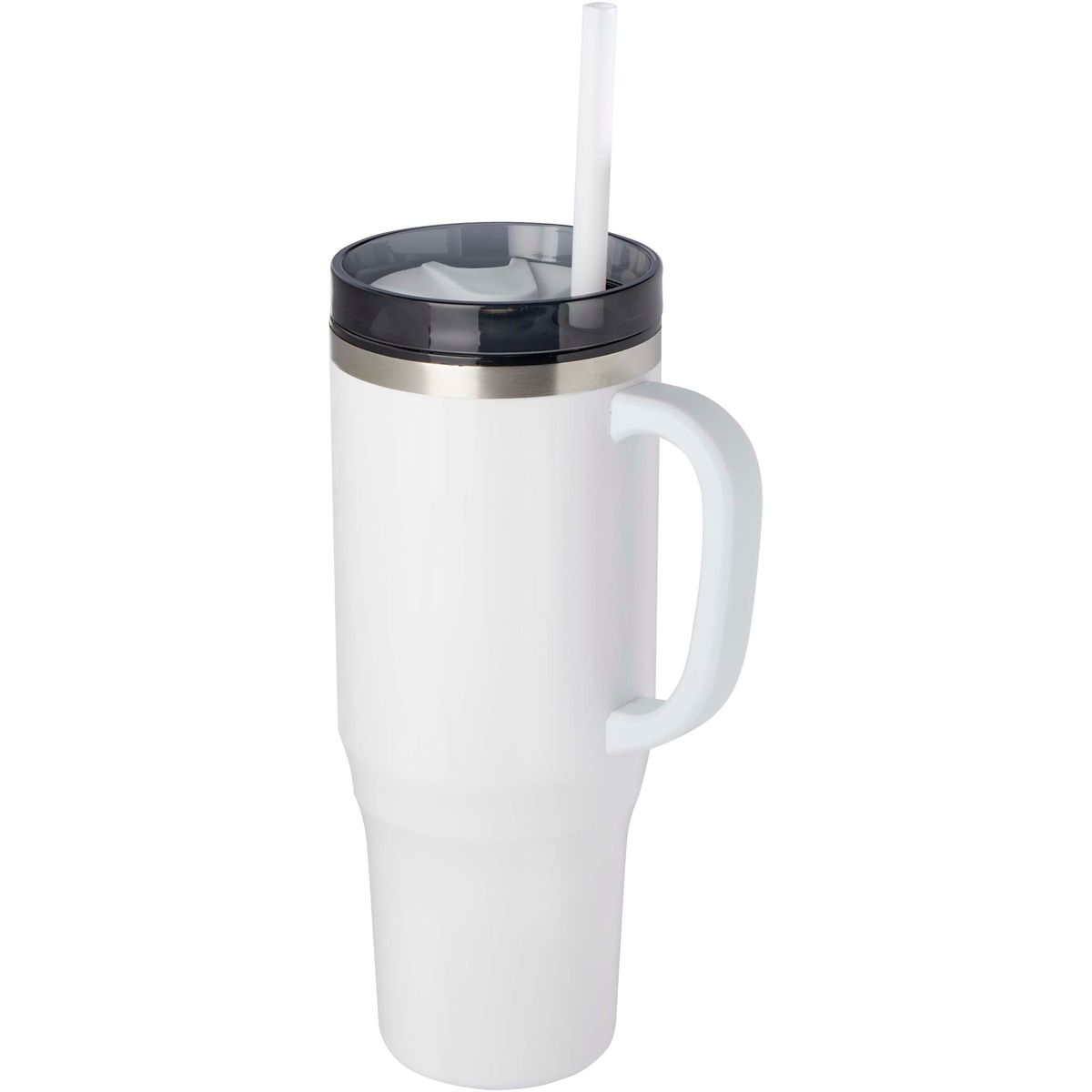 Tazze termiche in acciaio inox riciclato da 1200 ml con cannuccia