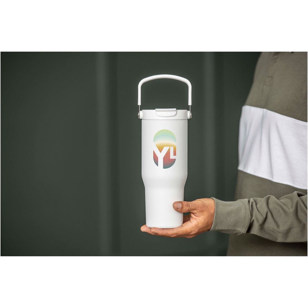 Tazze termiche in acciaio inox riciclato da 900 ml con isolamento sottovuoto in rame