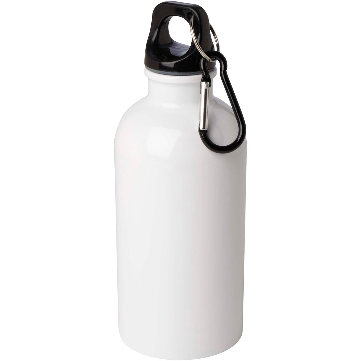 Borracce in acciaio inox riciclato da 400 ml con moschettone