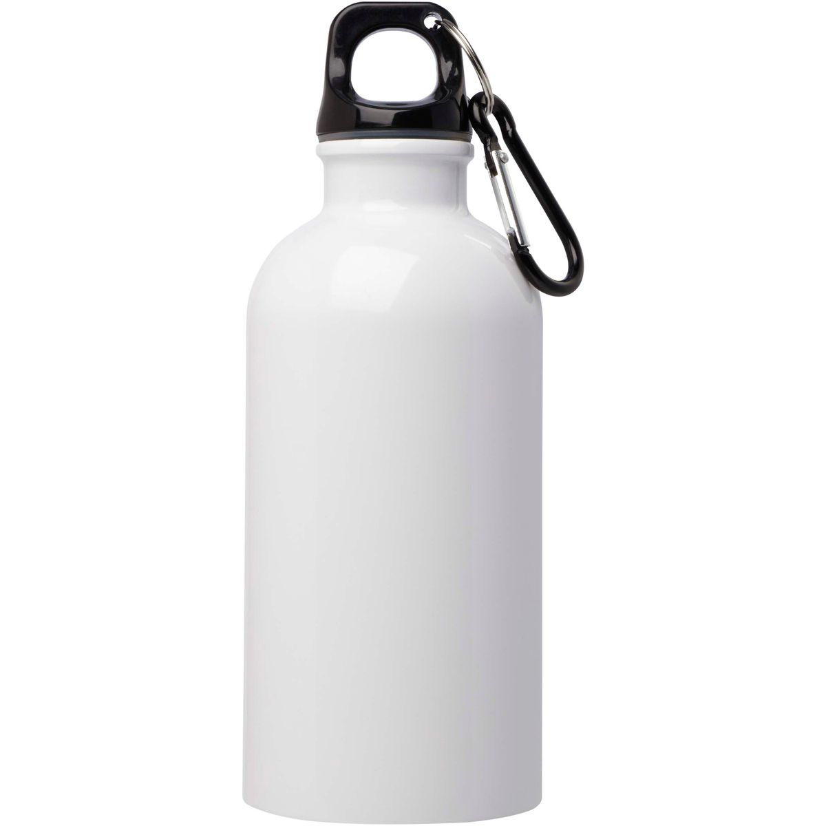 Borracce in acciaio inox riciclato da 400 ml con moschettone