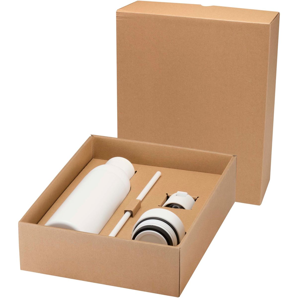 Borracce in acciaio inox riciclato da 650 ml con 3 coperchi intercambiabili