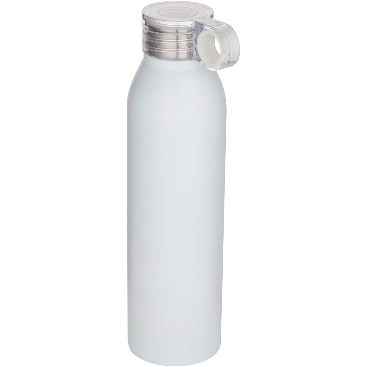 Borracce in acciaio inox riciclato da 650 ml con tappo a vite trasparente